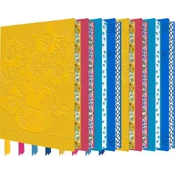 FLAME TREE Notizbuch Kunst Artisan liniert sortiert SO503 A5