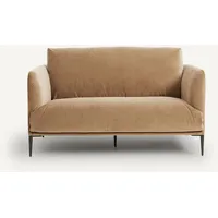 AM.PM 2-sitzer-sofa Oscar, Samt Stonewashed, Design By E.gallina naturbeige 2-Sitzer