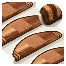 vidaXL Stufenmatten Selbstklebend 10 Stk. 65x21x4 Cm Braun