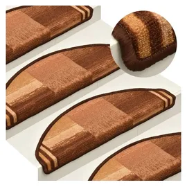 vidaXL Stufenmatten Selbstklebend 10 Stk. 65x21x4 Cm Braun