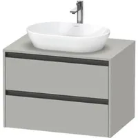Duravit Ketho.2 Waschtischunterbau, 800x568x550mm, K24895007070000, Farbe: Betongrau Matt