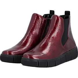 remonte Stiefelette kirschrot | schwarz 42