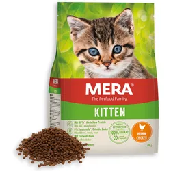 mera Cats Kitten Huhn Trockenfutter für heranwachsende Kätzchen | Für dein gesundes und glückliches Kätzchen | Kätzchenfutter | Ohne Getreide 2 kg