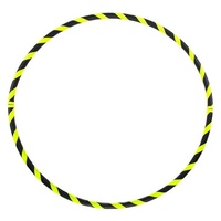 Hoopomania Hula-Hoop-Reifen Faltbarer Anfänger Hula Hoop Reifen, Neon-Gelb Ø100cm gelb Ø 100 cm