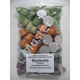 100 Nespresso kompatibel Kaffee Kapseln "Mustermix" verschiedene Blends im Mix