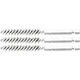 BGS Stahlbürste 8 mm Antrieb Außensechskant 6,3 mm (1/4 Zoll) 3 teilig