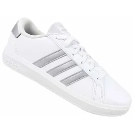 Adidas Grand Court Lifestyle Tennis Lace-Up Kids Cloud White / Matte Silver / Matte Silver 35 1/2