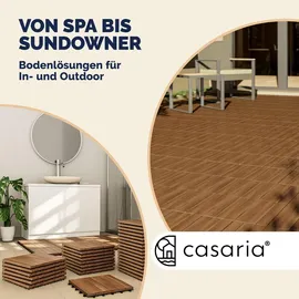 CASARIA Holzfliesen mehrfarbig 30 x 30 cm 22 St.