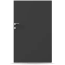Gartentür, Einzeltor, Modell Mönchengladbach, Aluminium, Anthrazit, flexible Befestigungssysteme, individuell konfigurierbar