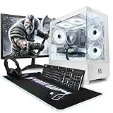 Vibox V-547 Gaming PC Set Komplett • Monitor 23 Zoll • AMD Ryzen 5 5500 6-Kern • AMD Radeon RX 9060 XT 8GB • 16GB RAM • 1TB SSD • Windows 11 • WLAN 6 + Bluetooth 5.4