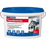 Baufan Fassadenfarbe STANDARD Weiß matt 2,5 l