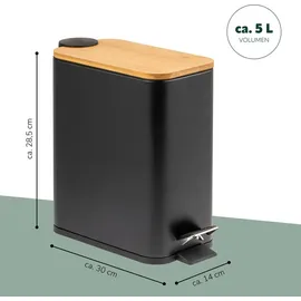 bremermann Abfalleimer 5 l Schwarz