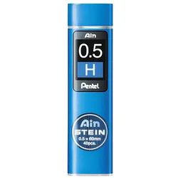 Pentel Ain Stein C275 Feinminen-Bleistiftminen schwarz H 0,5 mm, 40 St.