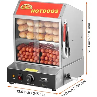 Vevor Dampfgarer Hot Dog 27L