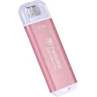 Transcend ESD300 2 TB USB 10Gbps Rosa