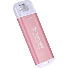 Transcend ESD300 2 TB USB 10Gbps Rosa
