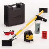 Stabila Multilinien-Laser LAX 400 6-teiliges Set inkl. Laser-Teleskopstütze