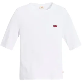 Levi's T-Shirt Damen Unifarben Weiß 34