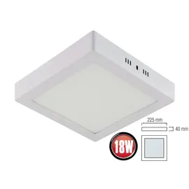 Braytron 18 Watt eckig Kaltweiß