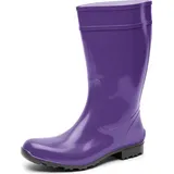Ladeheid Damen Gummistiefel LA-967 (Violett/Schwarz, 38 EU) - 38