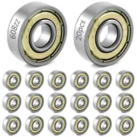 Luxuskollektion 20 Stück 608zz Kugellager Metall Rillenkugellager Skateboards Inline