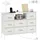 Homcom Schubladenkommode 30 x 76 x 110 cm Cremeweiß