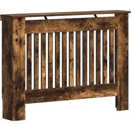 vidaXL Heizkörperabdeckung Geräucherte Eiche 112 x 19 x 81,5 cm