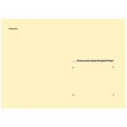 RNK Postzustellungsumschlag äußerer Umschlag 2049 B4 gelb, für förmliche Zustellung 4002871204903 RNK 2049 250 Stück