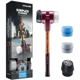 Halder Hammer, Simplex-Softface-Hammer D80, Gummikomposition mit Standfuß |
