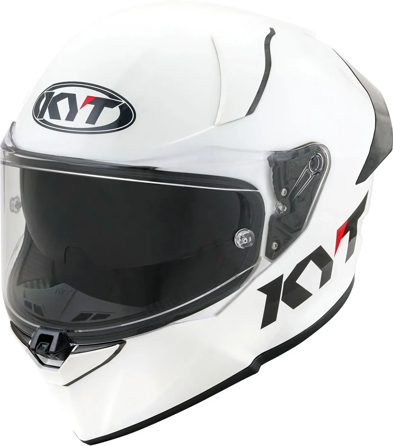 KYT R2R Plain, casque intégral - Blanc - XL