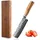 Zayiko Minami Damastmesser 17 cm Olivenholzgriff