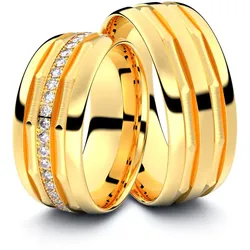 Trauringe Weinheim 333er Gelbgold - 0701