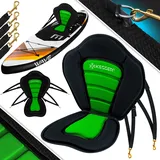Kesser KESSER® Kajak-Sitz für SUP Board Stand Up Paddle Surfboard Sitz SUP Paddling Paddelboards Gepolsterte Sitz 32x38cm, Rückenlehne 51x45cm schnell und einfach montiert