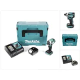 Makita DTD 154 RF1J Akku Schlagschrauber 18V 1/4" 175 Nm Brushless + 1x Akku 3,0Ah + Ladegerät + Makpac