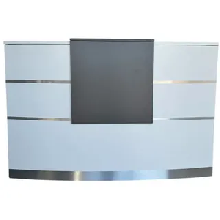 Jet-Line Empfangstheke/Tresen/Rezeption Valence weiß 160 cm