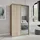 masseno Schwebetürenschrank TAVI 120 x 205 x 60 cm Braun