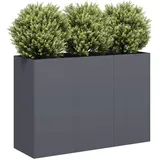 vidaXL Pflanzkübel 120 x 40 x 80 cm Anthrazit