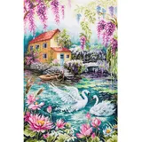 Magic needle 250-705 ZW Traumsee Kreuzstichset mit Zählmuster Zweigart Edition, Baumwolle, multifarbig, 30x45cm