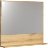 trendteam smart living - Spiegel Wandspiegel - Badezimmer - PureBliss - Aufbaumaß (BxHxT) 80 x 74 x 14 cm - Farbe Evoke Eiche - 233740142