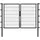 GAH Alberts Doppeltor 200 x 140 cm Anthrazit/Metall