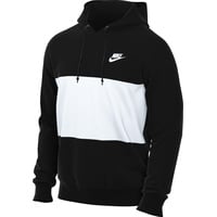 Nike Club Ft Kapuzenpullover Black/White/White, L