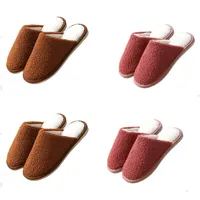 Teceyfeet Gästehausschuhe Set Waschbar,4 Paar Unisex Hausschuhe Set Winter Warm Gästepantoffel Filzpantoffeln Rutschfest Pantoffeln Slippers Ideal für Gäste, Familie, Hotel, Reisen - 38/45 EU