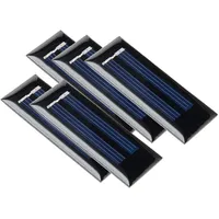 5x Solarpanel Solarzelle Solarmodul Panel Modul Polykristallin 1V 50mA 55x21mm