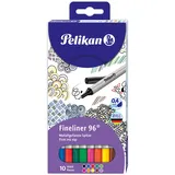 Pelikan Fineliner 96 sortiert im 10er-Etui