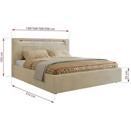 MKS Gold 5 Classic 180 x 200 cm Creme