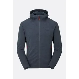 Rab Hoodie Fleece Grau/Blau XL