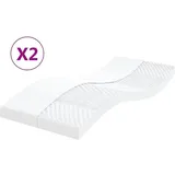 vidaXL 7-Zonen Kaltschaum 100 x 200 cm weich