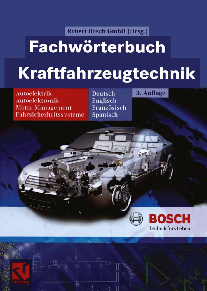 Fachwörterbuch Kraftfahrzeugtechnik - Robert Bosch GmbH  Kartoniert (TB)