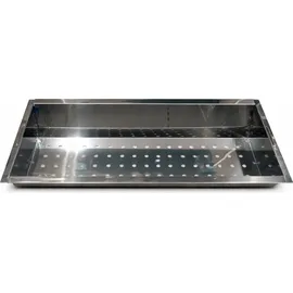 Grillpeter Mangal Edelstahl Astana 2 mm rostfrei Schaschlik Grill Rost verstellbar