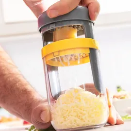 InnovaGoods 3-in-1 Gemüsespiralschneider und Reibe 1-tlg. Weiß